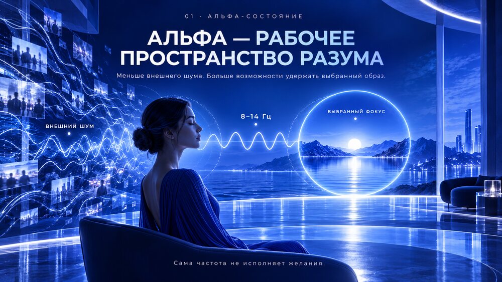 Альфа-состояние как рабочее пространство разума