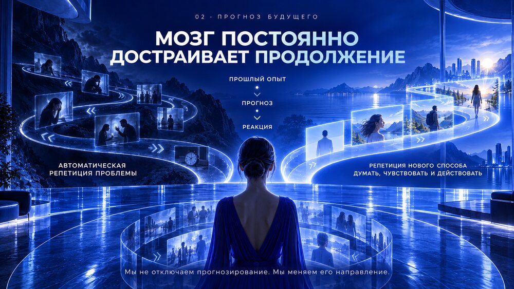 Мозг постоянно достраивает продолжение событий