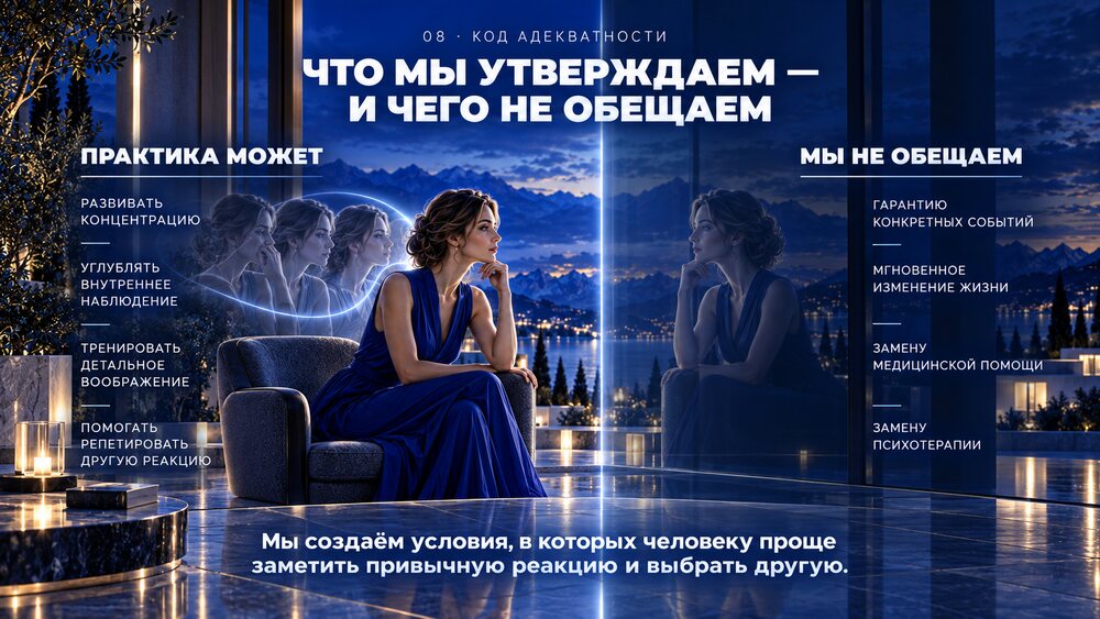 Что мы утверждаем и чего не обещаем